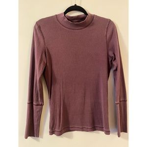Free People Purple Turtleneck